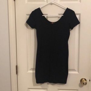 Black t shirt dress